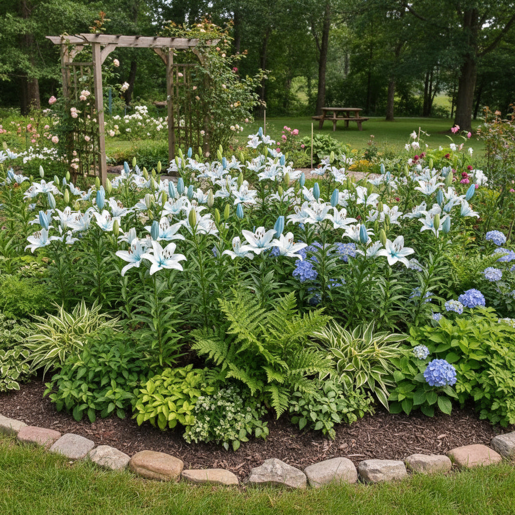 Rare Exotic Blue Heart Lily Seeds – Unique Perennial Garden Flower