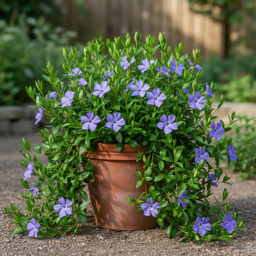 Periwinkle Seeds – Evergreen Ground Cover Flowers for Borders & Landscapes