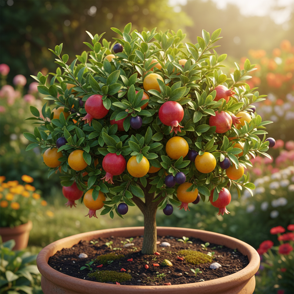 Dwarf Fruit Seeds Combo Pack – 15 Varieties (10 Seeds Each)