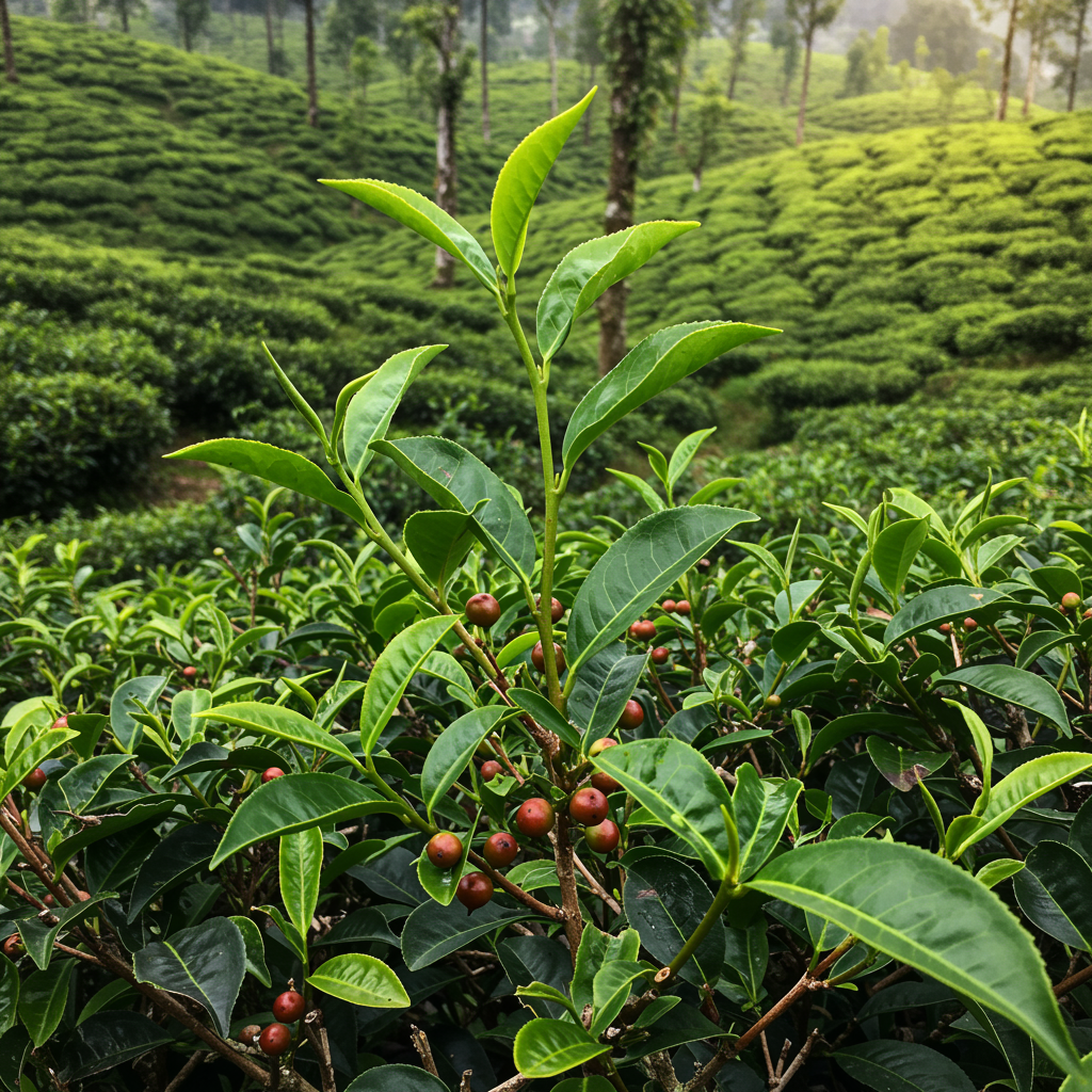 Tea Plant Seeds – Camellia sinensis Evergreen Shrub Seeds for Black & Green Tea
