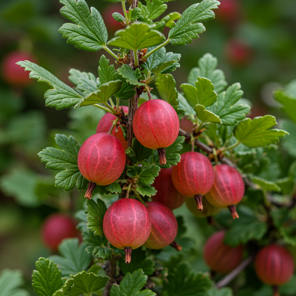 Red Pixwell Gooseberry Fruit Seeds – Hardy Edible Berry Shrub Seeds