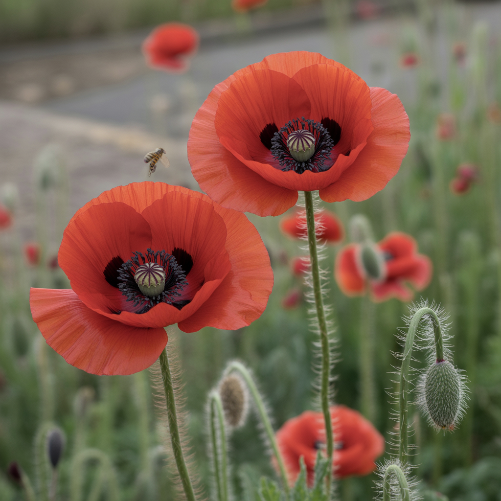 Poppy Red Indian Flower Seeds – Vibrant Blooms & Easy-to-Grow Garden Favorite