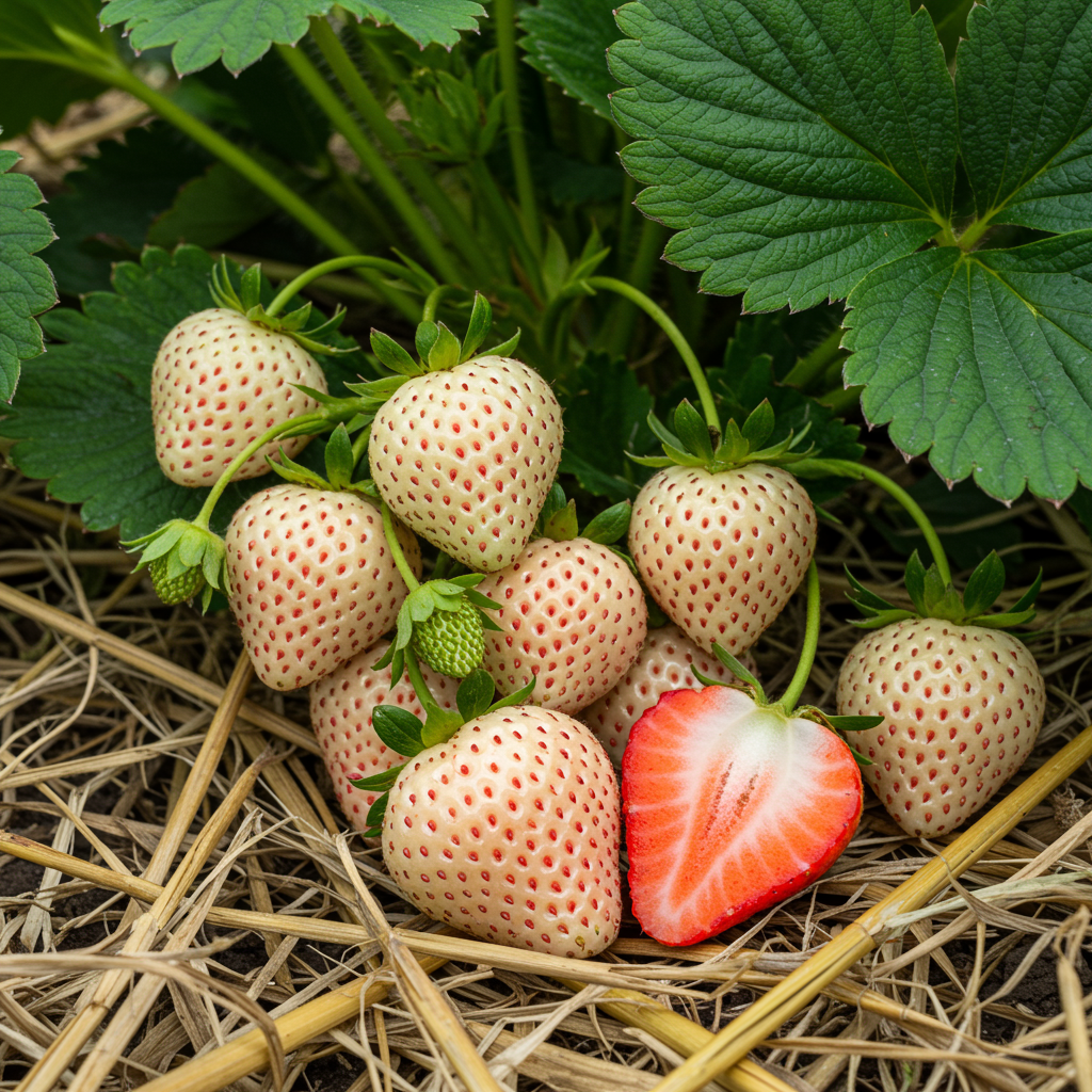 White Soul Strawberry Seeds for Planting – Sweet Aromatic Alpine Berries