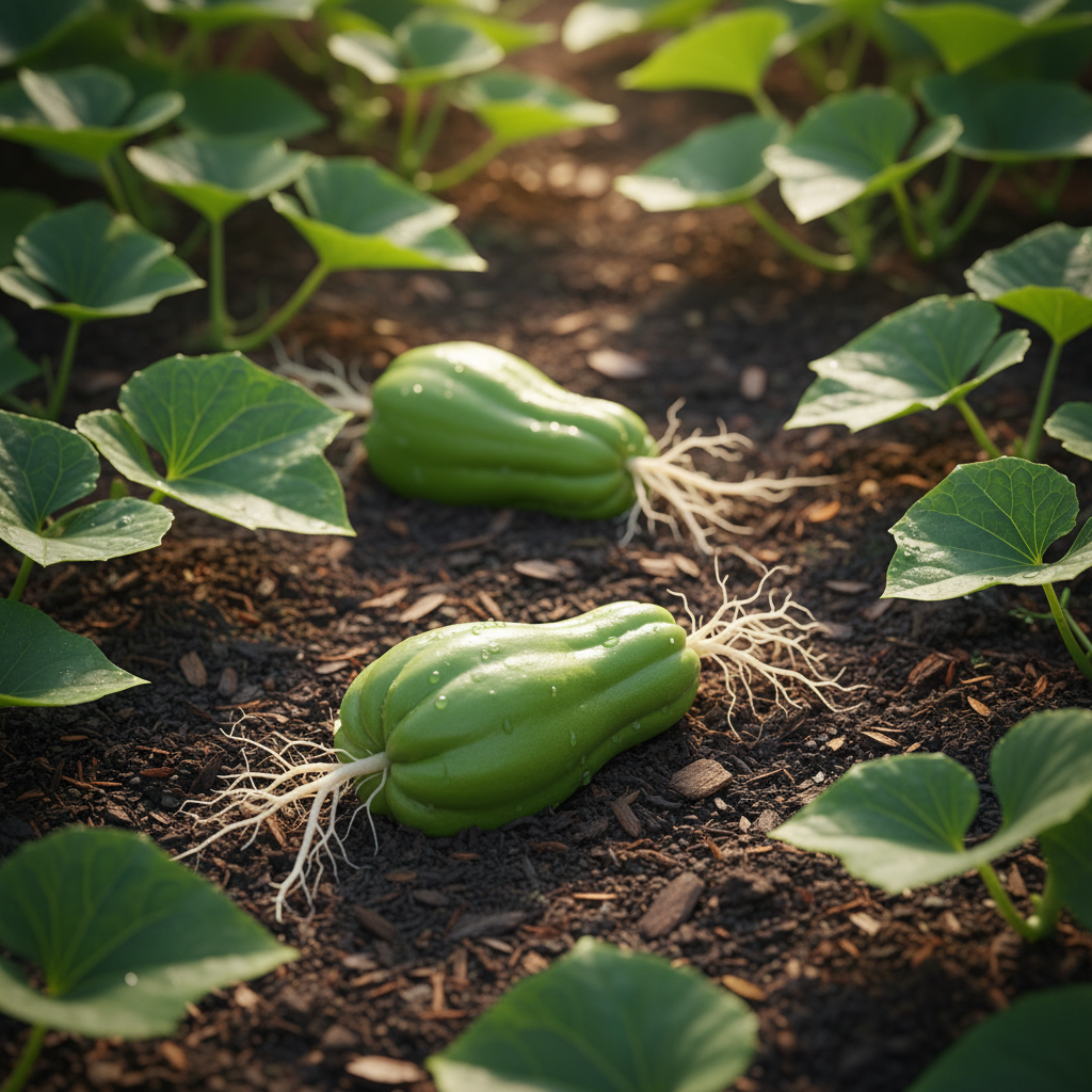 Chayote Fruit Seeds – Climbing Green Vegetable Pear Vine