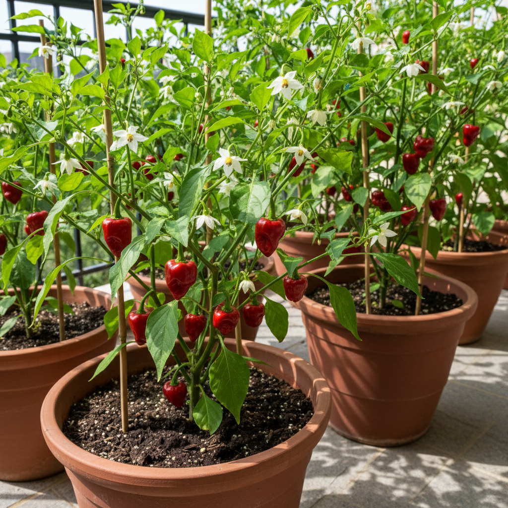 Hot Chilli Pepper ‘Habanero Chocolate’ Seeds – Fiery Organic Vegetable Seeds