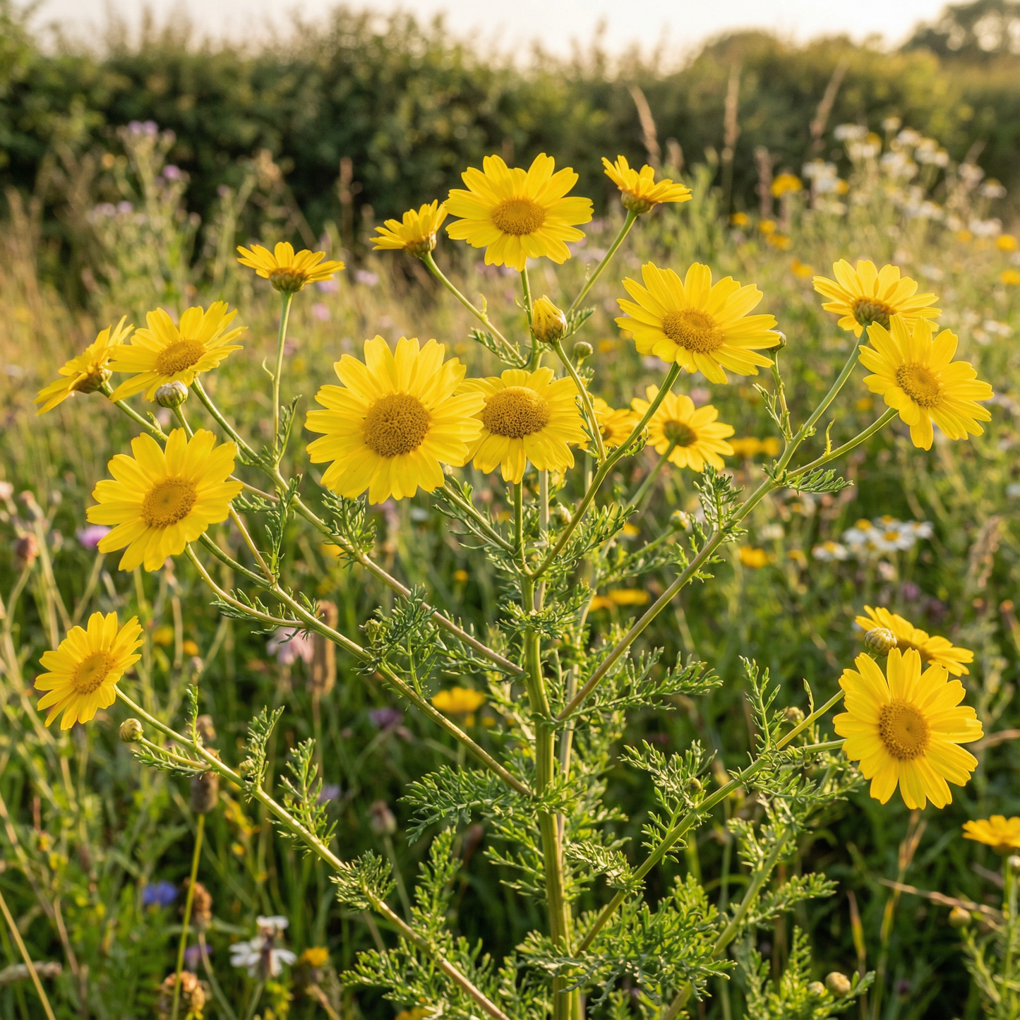 Corn Marigold Flower Seeds – Bright Yellow Wildflower for Pollinator Gardens