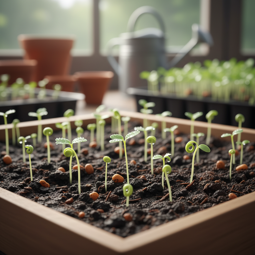 Unique Lavender-Blue Hydrangea – Blooms with Dark Purple Center