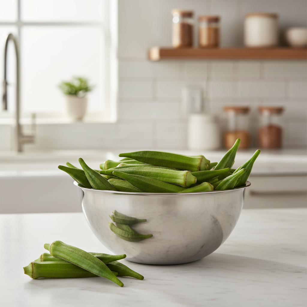 Okra Heirloom Mix Seeds for Planting & Gardening – Premium Quality Non-GMO Varieties