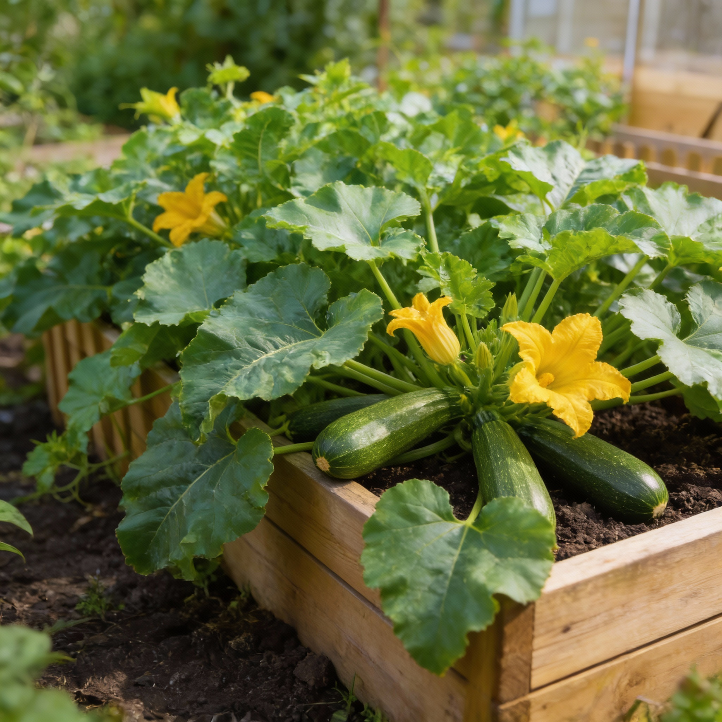 Courgette Piccolo Seeds – Compact High-Yield Zucchini Vegetable Seeds for Home Gardens