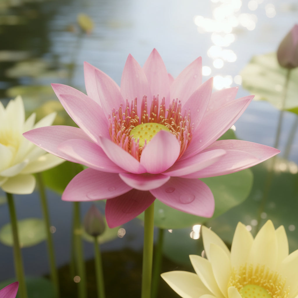 Mixed Bowl Lotus Seeds – Colorful Aquatic Blooms for Water Gardens