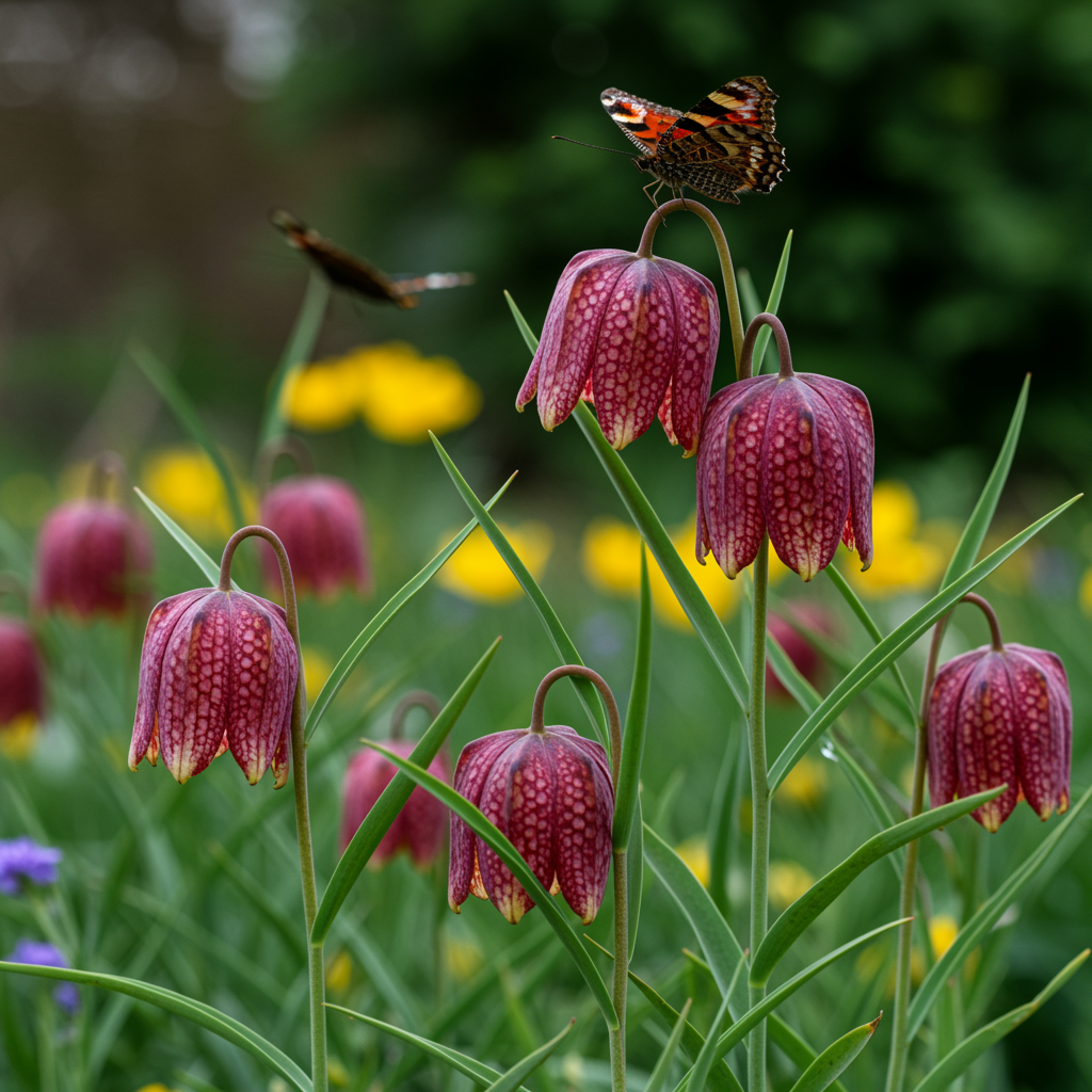 Fritillary Flower Seeds – Cultivate Stunning Butterfly-Luring Blooms for a Vibrant Outdoor Sanctuary