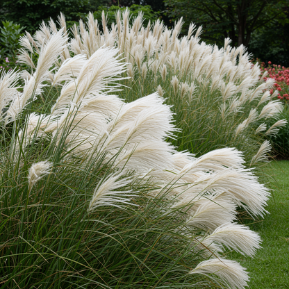 White Fountain Grass Seeds – Pennisetum villosum Ornamental Grass