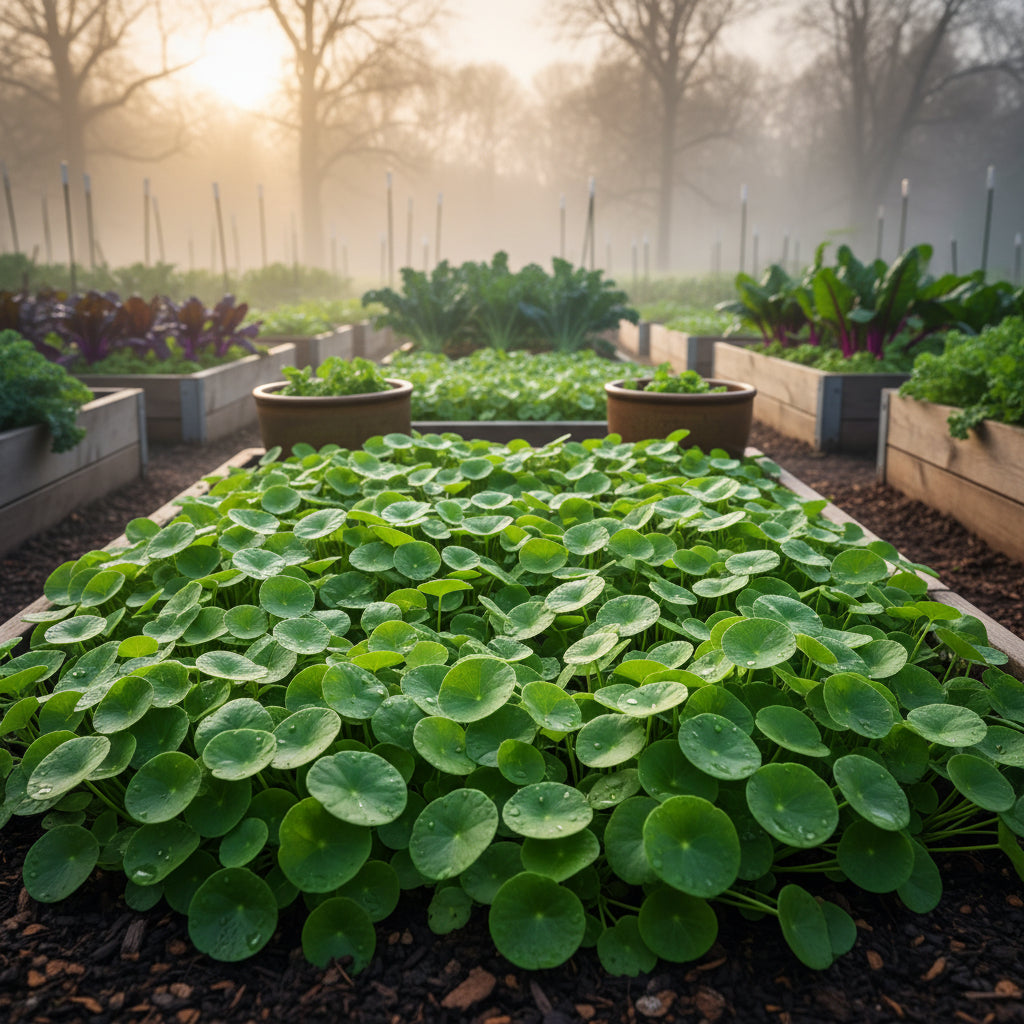 Winter Purslane Seeds – Hardy Nutritious Leafy Green for Cool Seasons
