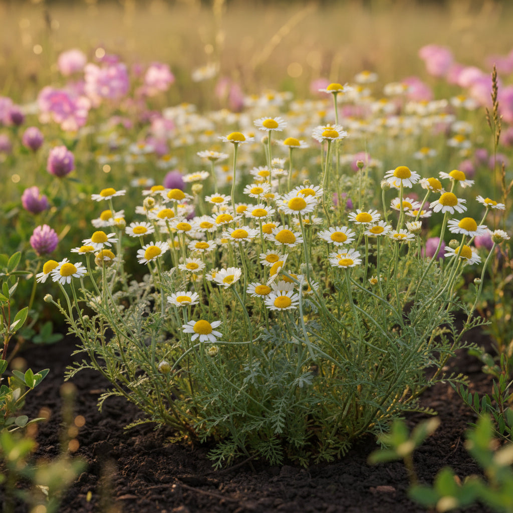 German Chamomile Seeds – Aromatic Flowering Herb for Serene Gardens