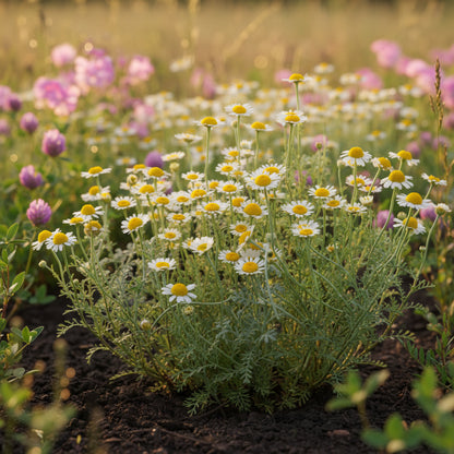 German Chamomile Seeds – Aromatic Flowering Herb for Serene Gardens