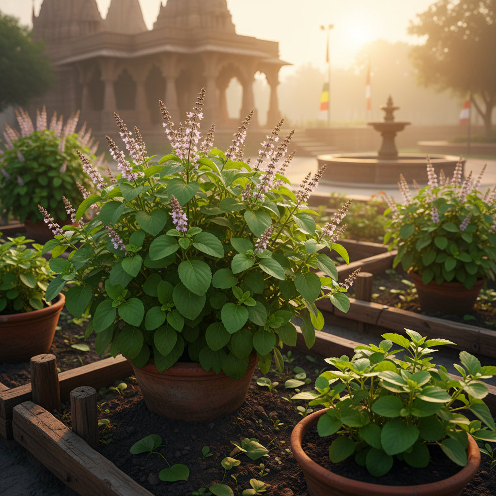 Holy Basil (Tulsi) Seeds – Premium Organic Aromatic Medicinal Herb