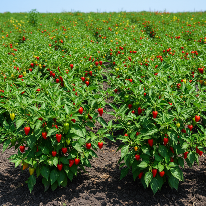Hot Pepper Biquinho Red Vegetable Seeds for Gardeners Grow Vibrant Spicy Red Peppers