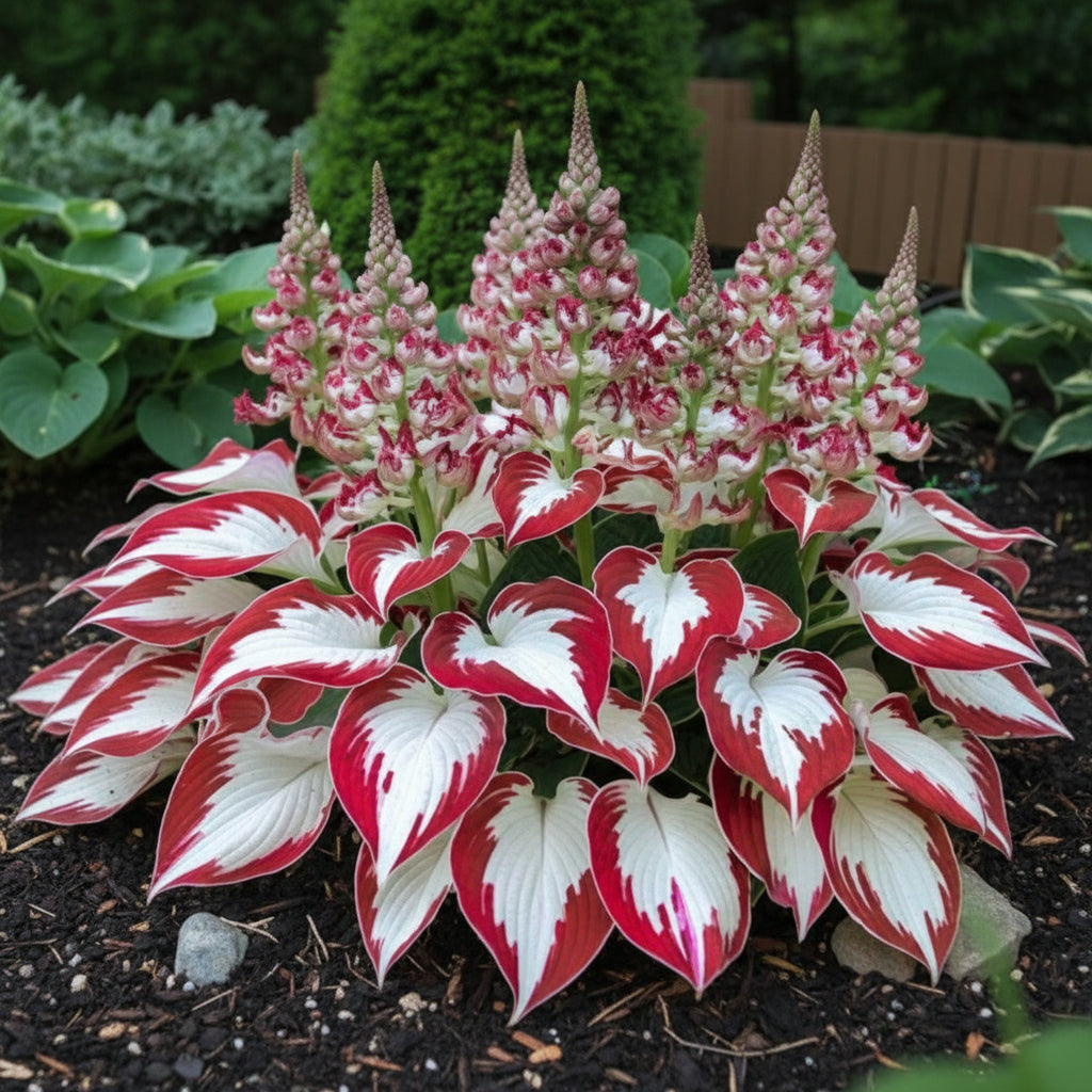 Hosta Seeds – White & Red Varieties (Rare Shade-Loving Perennial Seeds)