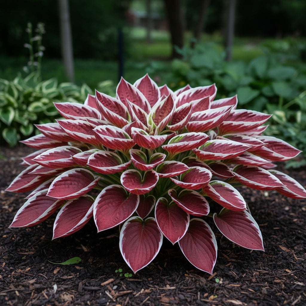 Hosta Seeds – White & Red Varieties (Rare Shade-Loving Perennial Seeds)