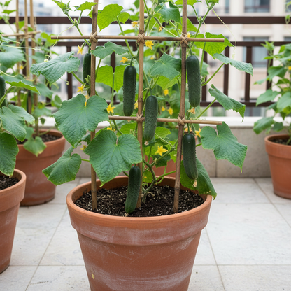 Corinto Cucumber Seeds – High Yield, Crisp & Sweet Hybrid for Greenhouse & Garden