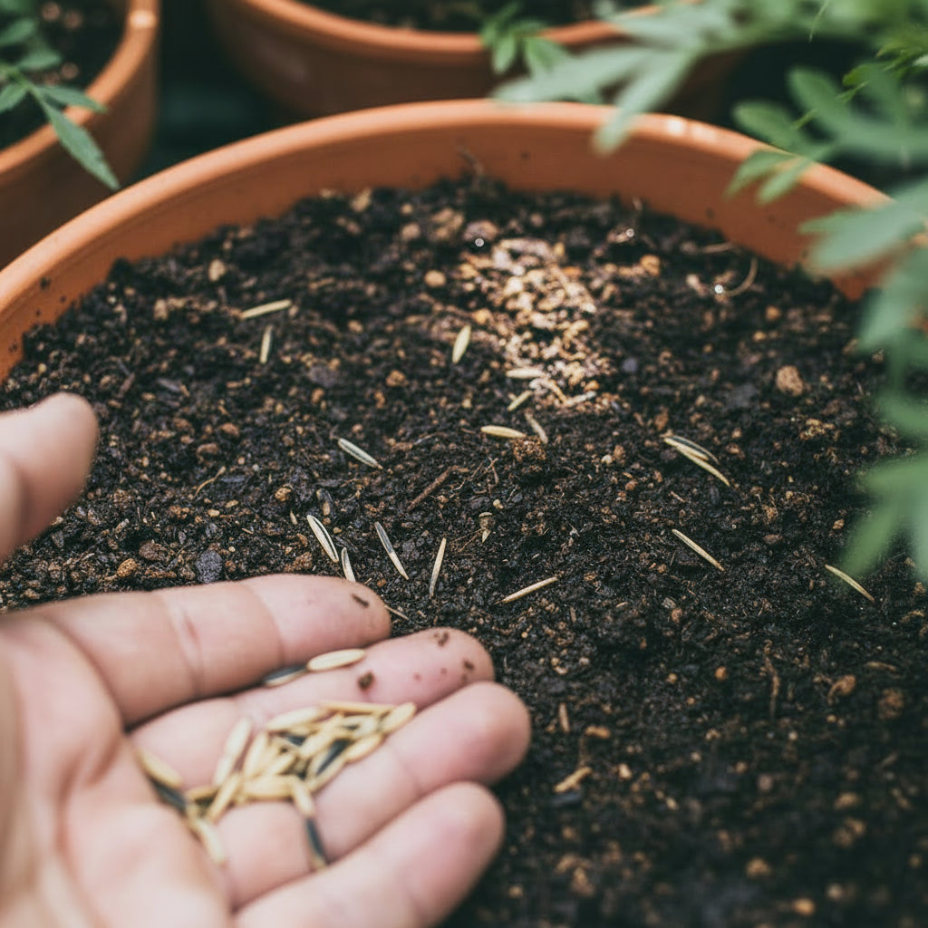 Purple Marigold Seeds – Flower Seeds (Tagetes / Purple Marigold Variety)