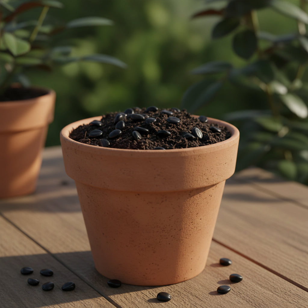 Premium Black Rose Flower Seeds – Elegant Dark Roses for Garden & Pots