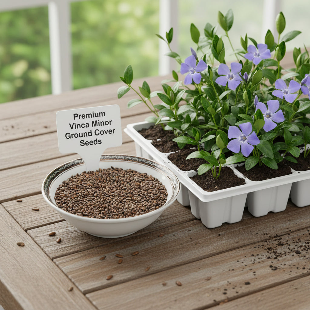 Vinca Minor Seeds – Premium Periwinkle Ground Cover Seeds