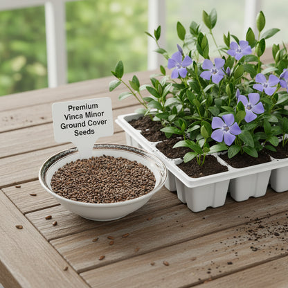 Vinca Minor Seeds – Premium Periwinkle Ground Cover Seeds