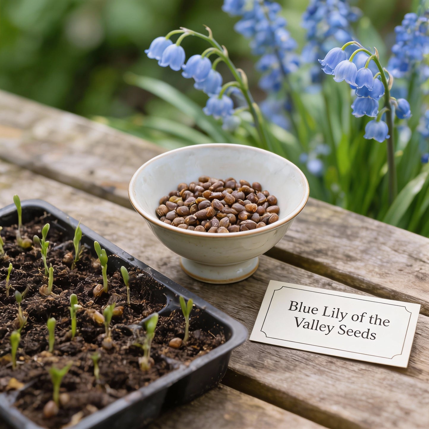 Blue Lily of the Valley Flower Seeds – Rare Elegant Perennial Blooms