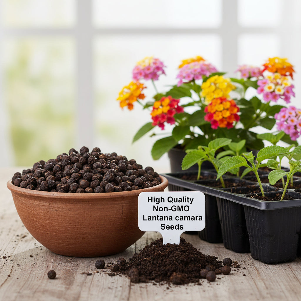Premium Mixed Lantana Camara Seeds – Colorful Hardy Perennial Flower Seeds