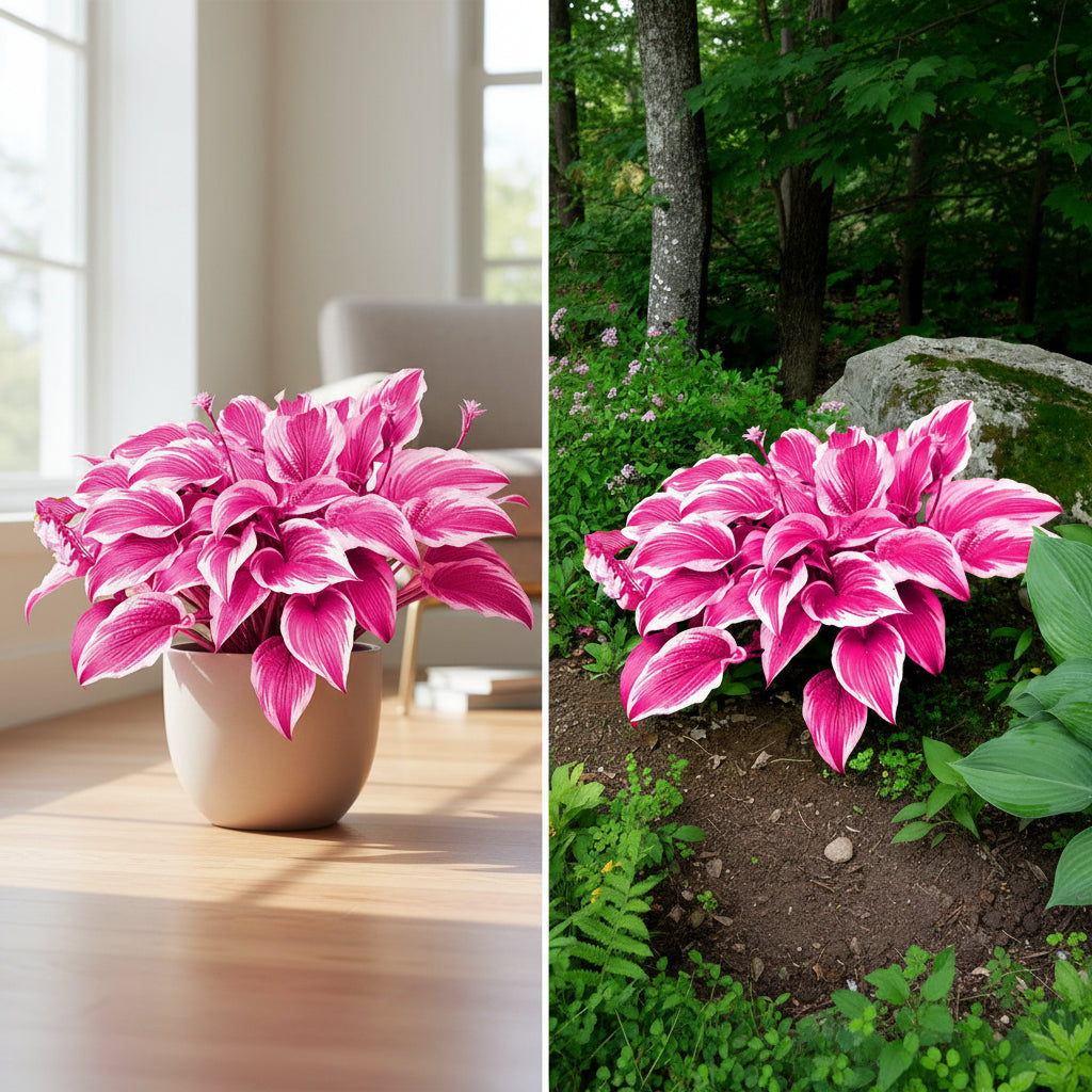 Pink Hosta Seeds – Perennial Bonsai for Indoor & Outdoor Gardens (Pollinator-Friendly)