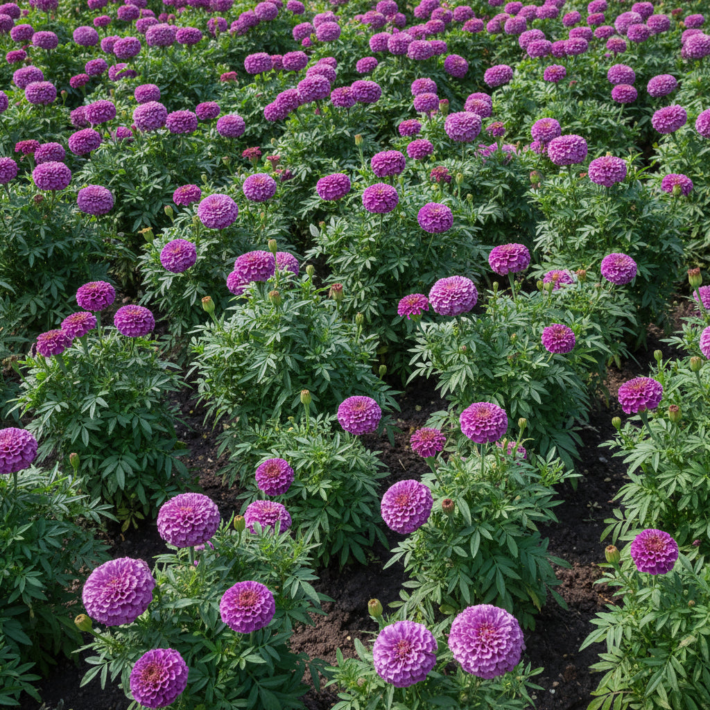 Purple Marigold Seeds – Flower Seeds (Tagetes / Purple Marigold Variety)