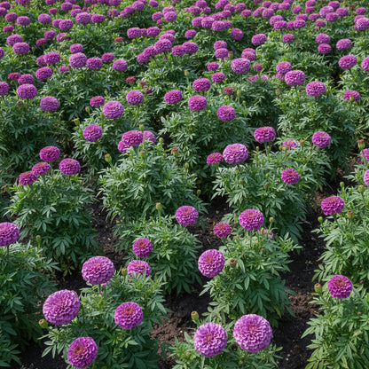 Purple Marigold Seeds – Flower Seeds (Tagetes / Purple Marigold Variety)