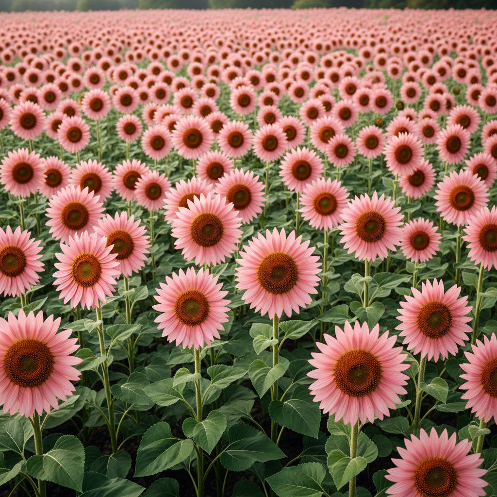 Pink Sunflower Seeds – Ornamental / Garden Sunflower (Helianthus annuus)