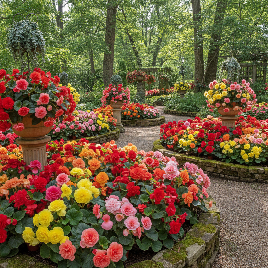 Begonia Tuberous Non-Stop Mocca F1 Mixed Flower Seeds