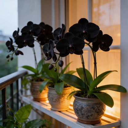 Black Phalaenopsis Orchid Flower Seeds (100 PCS)