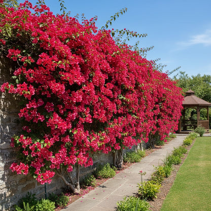 Red Bougainvillea Flower Seeds – Vibrant Climbing Ornamental Blooms