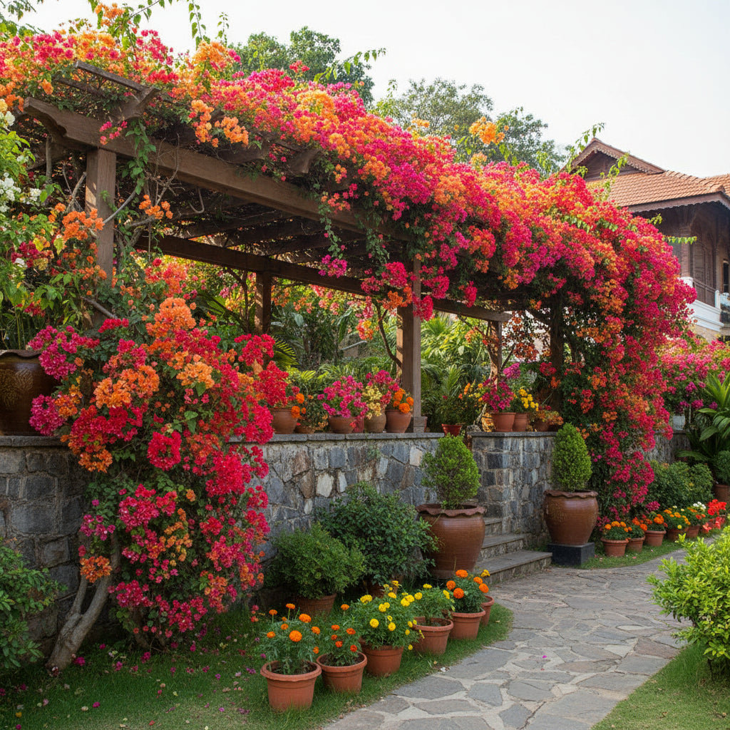 Mixed Colors Bougainvillea Flower Seeds – Vibrant Climbing Blooms