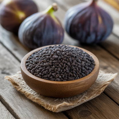 Premium Black Mission Fig Seeds – Non-GMO Sweet Fig Fruit Seeds