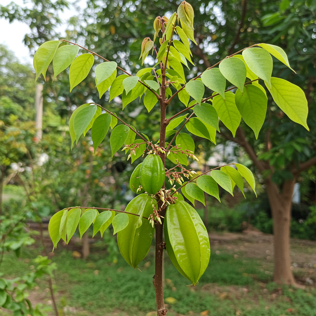 Yellow Averrhoa Carambola Star Fruit Seeds – Exotic Tropical Fruit Tree Seeds
