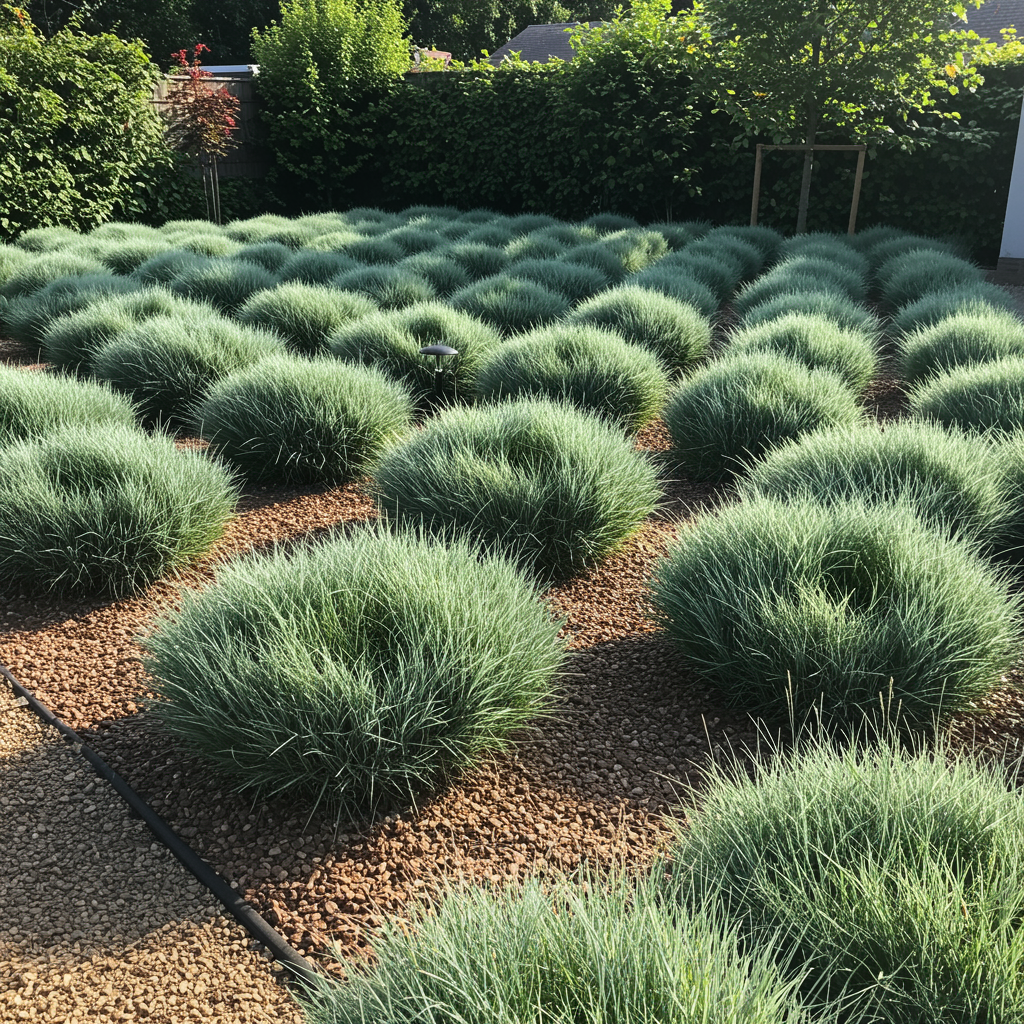 Blue Fescue Ornamental Grass Seeds – Festuca Perennial, Drought-Tolerant Sun or Shade