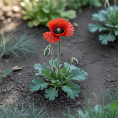 Poppy Red Indian Flower Seeds – Vibrant Blooms & Easy-to-Grow Garden Favorite