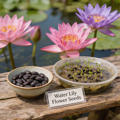 Water Lily Flower Seeds – Mixed Color Pond Flowers