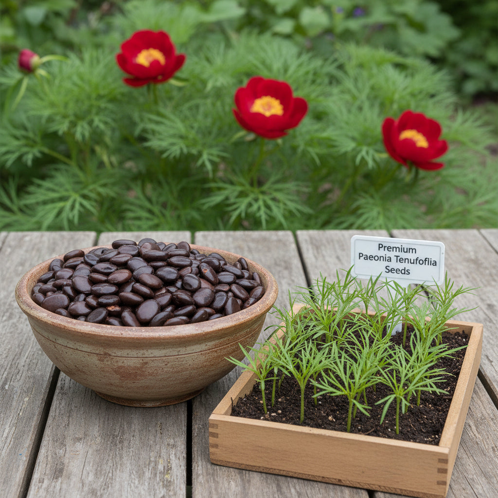 Premium Paeonia Tenuifolia Fern-Leaf Peony Seeds