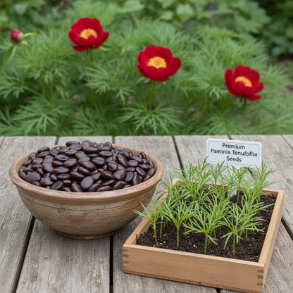 Premium Paeonia Tenuifolia Fern-Leaf Peony Seeds
