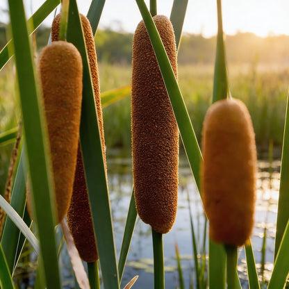 Cattail Seeds – Typha latifolia Broadleaf Perennial Wetland Plant (2000 Seeds)