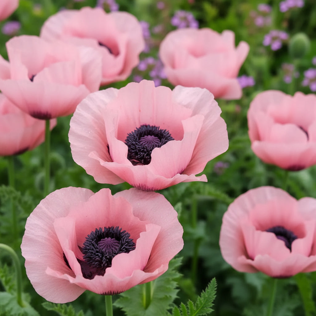 Pink Oriental Poppy Seeds – Herbaceous Perennial with Large Bright Blooms