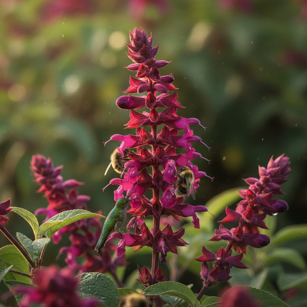 Salvia spathacea Seeds – Hummingbird Sage Fragrant Perennial Flower Seeds