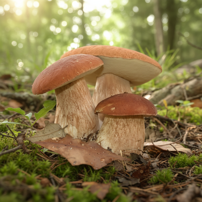 Porcini Mushroom King Seeds – Gourmet Edible Mushroom Spawn (Boletus edulis)