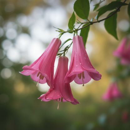 Lapageria Rosea Flower Seeds – Exotic Chilean Bell Vine for Elegant Gardens